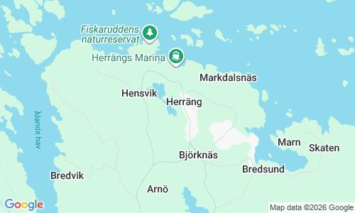 Ausschnitt der Weltkarte zu Åsa strand