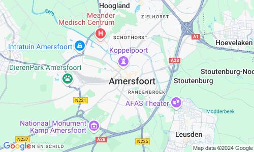 Ausschnitt der Weltkarte zu Amersfoort