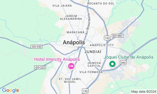 Ausschnitt der Weltkarte zu Anápolis