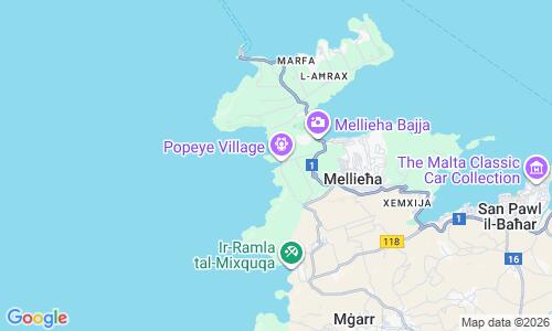 Ausschnitt der Weltkarte zu Anchor Bay