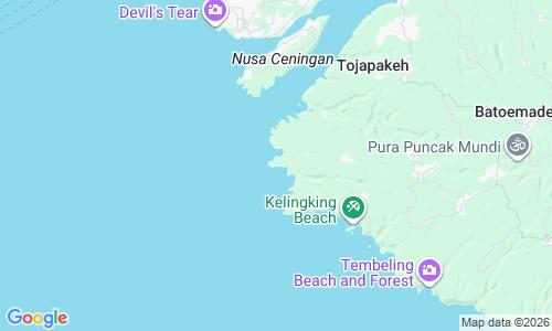 Ausschnitt der Weltkarte zu Angel's Billabong