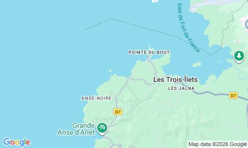 Ausschnitt der Weltkarte zu Anse a l Ane