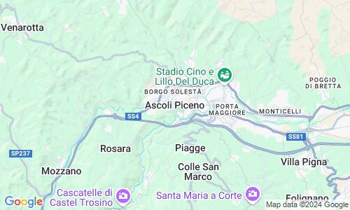 Ausschnitt der Weltkarte zu Ascoli Piceno