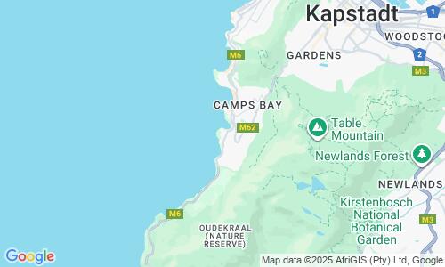 Ausschnitt der Weltkarte zu Bakoven Beach