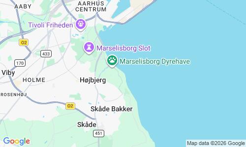 Ausschnitt der Weltkarte zu Ballehage Strand