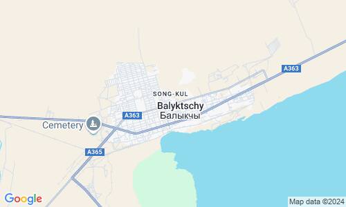 Ausschnitt der Weltkarte zu Balyktschy