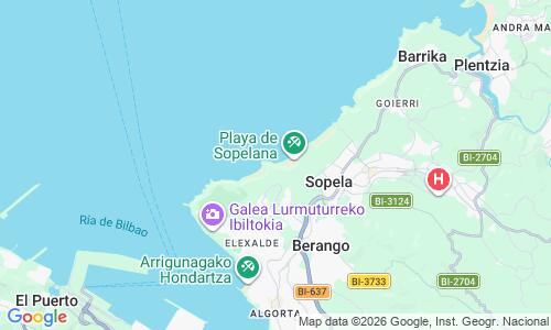 Ausschnitt der Weltkarte zu Barinatxe (La Salvaje)