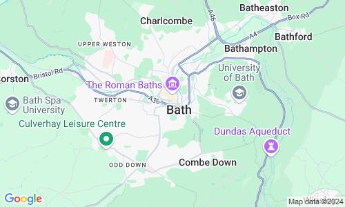 Ausschnit der Weltkarte zu Bath