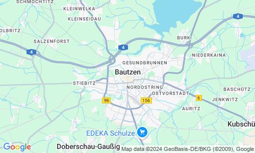 Ausschnitt der Weltkarte zu Bautzen