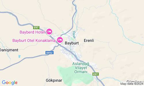 Ausschnitt der Weltkarte zu Bayburt