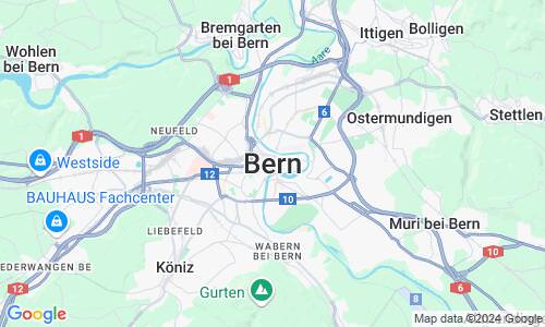Ausschnitt der Weltkarte zu Bern