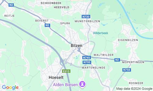 Ausschnitt der Weltkarte zu Bilzen