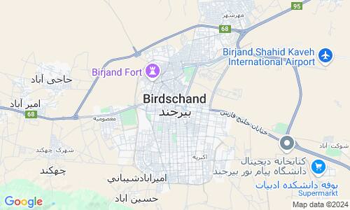 Ausschnitt der Weltkarte zu Birdschand