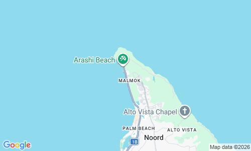 Ausschnitt der Weltkarte zu Boca Catalina