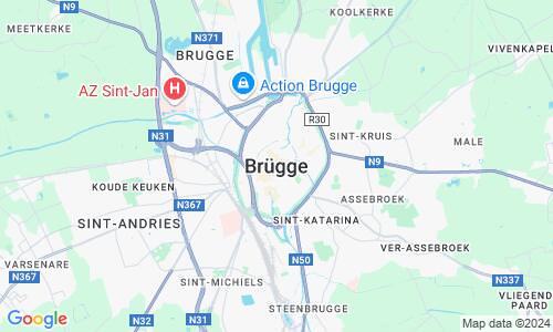Ausschnit der Weltkarte zu Brügge
