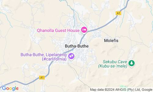 Ausschnitt der Weltkarte zu Butha-Buthe