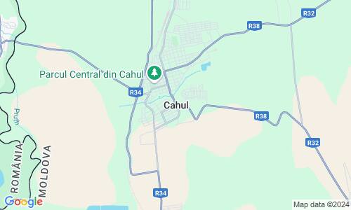 Ausschnitt der Weltkarte zu Cahul