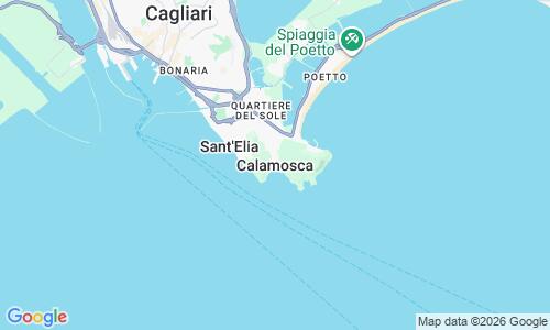 Ausschnitt der Weltkarte zu Calamosca