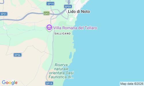 Ausschnitt der Weltkarte zu Calamosche Beach