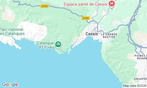 Ausschnitt der Weltkarte zu Calanque de Port-Miou