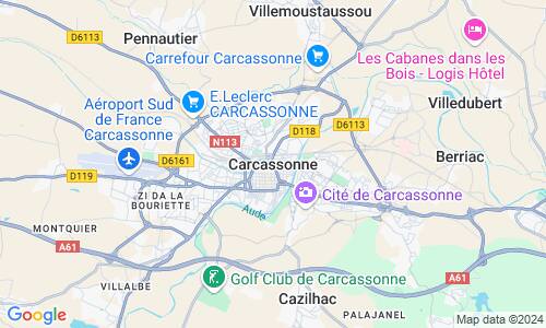 Ausschnit der Weltkarte zu Carcassonne