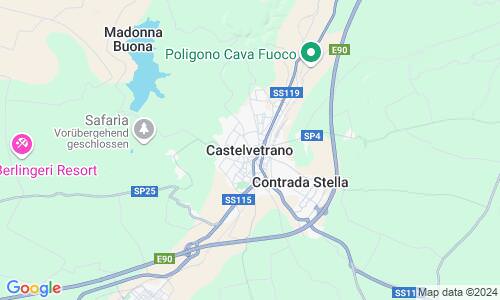 Ausschnitt der Weltkarte zu Castelvetrano
