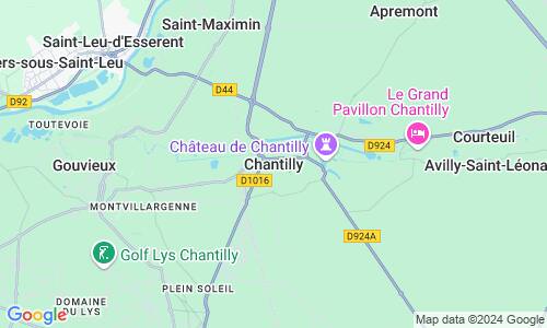 Ausschnitt der Weltkarte zu Chantilly