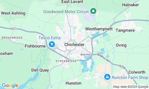 Ausschnitt der Weltkarte zu Chichester