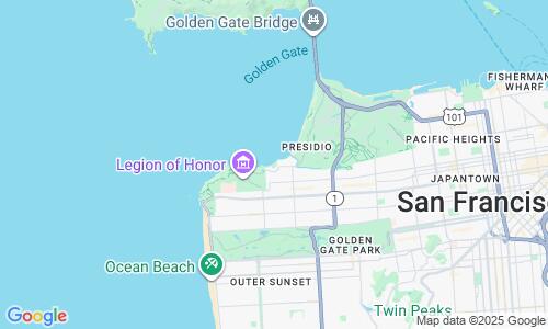 Ausschnitt der Weltkarte zu China Beach