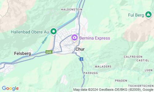 Ausschnitt der Weltkarte zu Chur