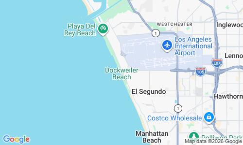 Ausschnitt der Weltkarte zu Dockweiler Strand
