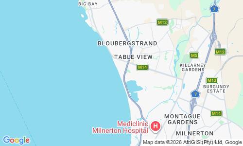 Ausschnitt der Weltkarte zu Dolphin Beach