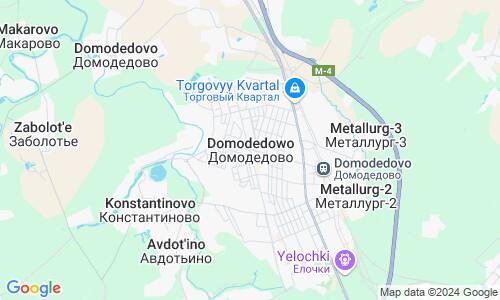 Ausschnitt der Weltkarte zu Domodedowo