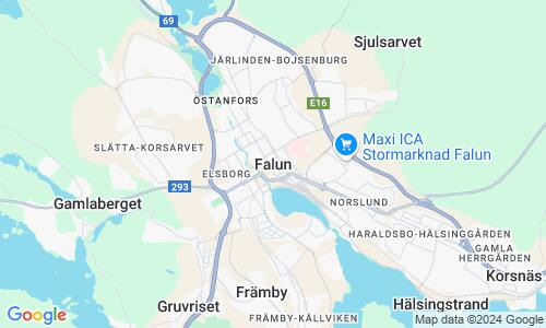 Ausschnitt der Weltkarte zu Falun
