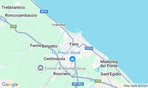 Ausschnitt der Weltkarte zu Fano