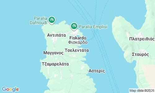 Ausschnitt der Weltkarte zu Foki Beach