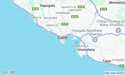 Ausschnitt der Weltkarte zu Galle