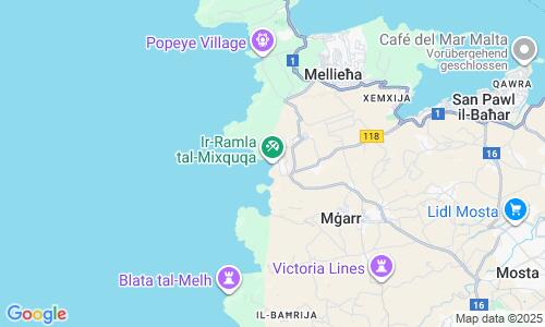 Ausschnitt der Weltkarte zu Golden Bay