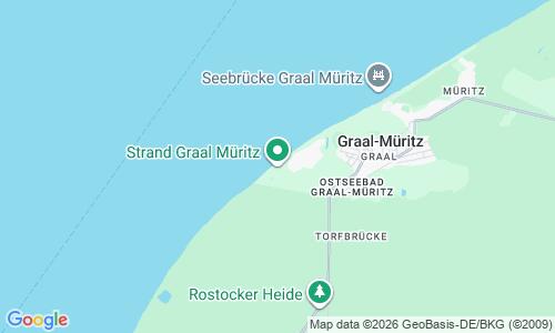 Ausschnitt der Weltkarte zu Graal-Müritz Strand