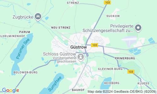 Ausschnitt der Weltkarte zu Güstrow