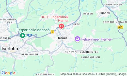 Ausschnitt der Weltkarte zu Hemer