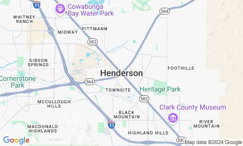 Ausschnitt der Weltkarte zu Henderson