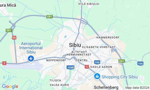 Ausschnitt der Weltkarte zu Hermannstadt
