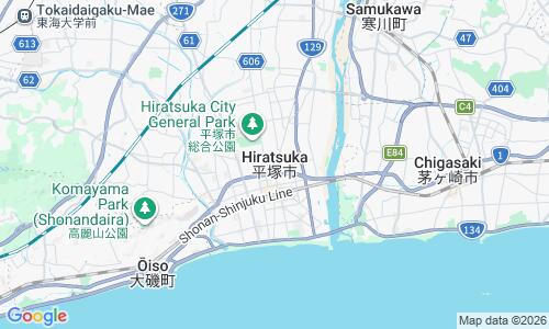 Ausschnitt der Weltkarte zu Hiratsuka Kaigan