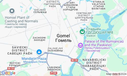 Ausschnitt der Weltkarte zu Homel