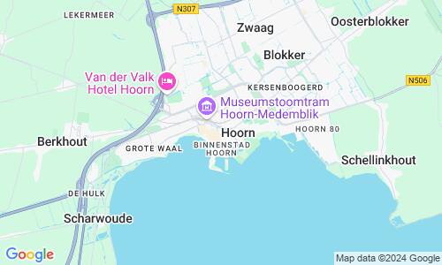Ausschnitt der Weltkarte zu Hoorn