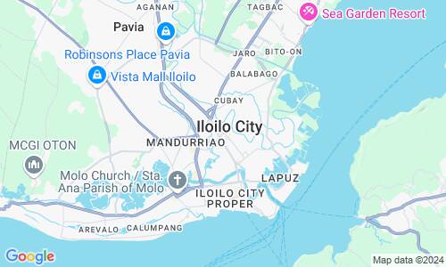 Ausschnit der Weltkarte zu Iloilo City