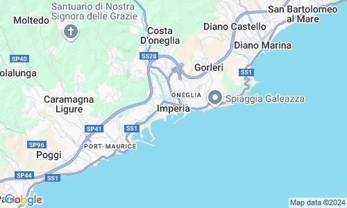 Ausschnitt der Weltkarte zu Imperia