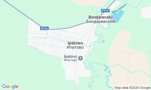 Ausschnitt der Weltkarte zu Ipatowo