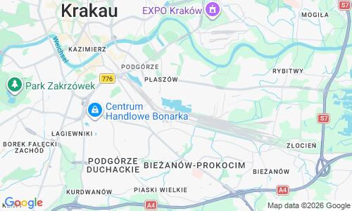 Ausschnitt der Weltkarte zu Jezioro Bagry